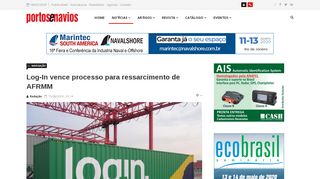 
                            10. Log-In vence processo para ressarcimento de AFRMM - Portos e Navios