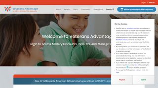 
                            3. Log in | Veterans Advantage