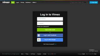 
                            1. Log in - Vimeo