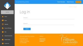 
                            1. Log In - Virtual Learning Centre