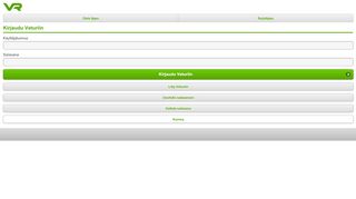 
                            1. Log in - VR Asiakaspalvelu