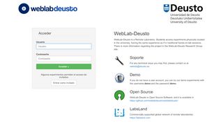 
                            11. Log in - WebLab‑Deusto