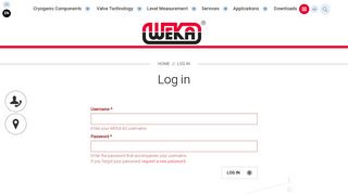 
                            9. Log in | WEKA AG