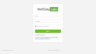 
                            7. Log in - Well Data Labs