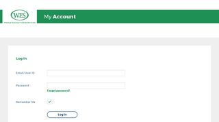 
                            12. Log in - WES.org - World Education Services