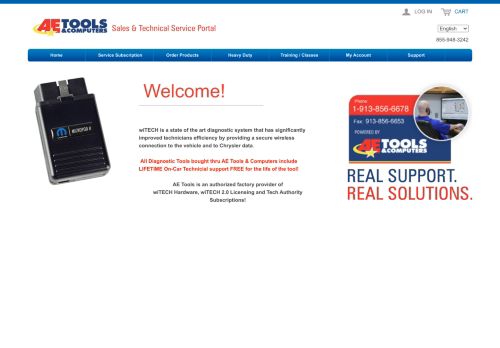 
                            8. Log In - wiTECH Tools Aftermarket Sales and Support