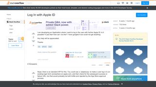 
                            8. Log In with Apple ID - Stack Overflow