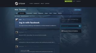 
                            3. log in with facebook :: War Thunder General Discussions