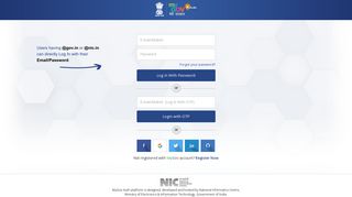 Log In With OTP - MyGov Auth