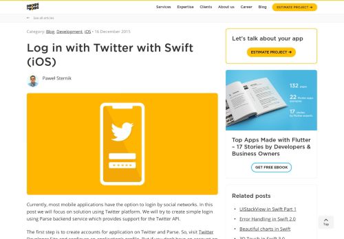 
                            9. Log in with Twitter with Swift (iOS) - Droids On Roids Blog