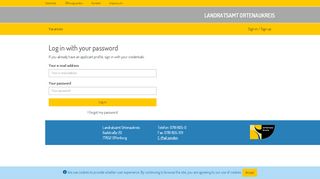 
                            7. Log in with your password - Vacancies - Landratsamt Ortenaukreis