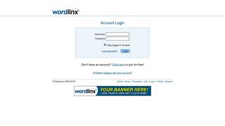 
                            13. Log In - WordLinx - Get paid to share links!