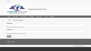 
                            11. Log in | Yellowstone Flying Club