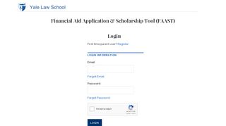 
                            12. Log in YLS FAAST - Yale Law School