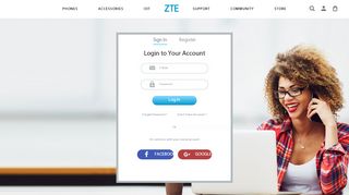 
                            8. Log In - ZTE