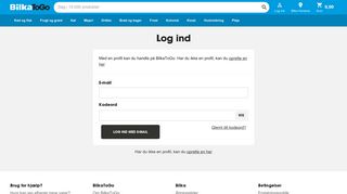 
                            4. Log ind | BilkaToGo.dk