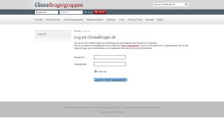 
                            1. Log ind | ClineaBrugergruppen