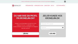 
                            1. Log ind - Kronelån.dk