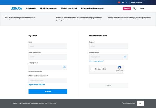 
                            7. Log ind | Lebara Mobile Denmark