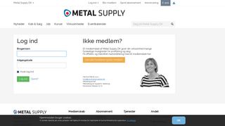 
                            7. Log ind - Metal Supply DK