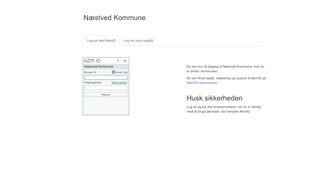 
                            1. Log ind - Næstved Kommune