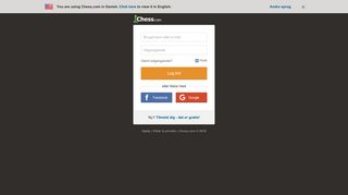 
                            1. Log ind på din konto - Chess.com
