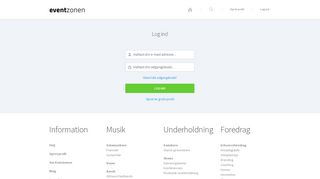 
                            2. Log ind på din personlige profil på Eventzonen.dk her