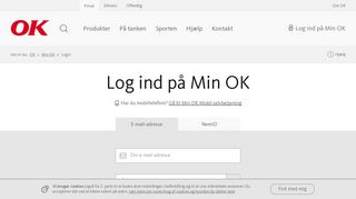 
                            1. Log ind på Min OK - selvbetjening for OK's kunder - OK