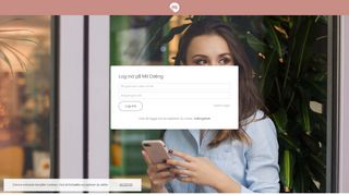 
                            4. Log ind på Mit Dating - Gratis Dating i Danmark