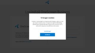 
                            5. Log ind på OneScreen Business – selvbetjening for erhverv | Telenor