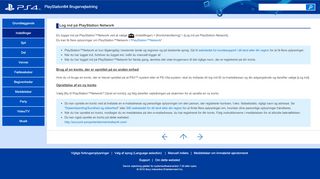 
                            6. Log ind på PlayStation Network | PlayStation®4 Brugervejledning