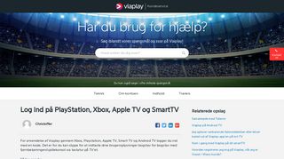 
                            6. Log ind på PlayStation, Xbox, Apple TV og SmartTV | Viaplay ...