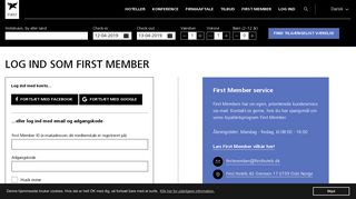 
                            5. LOG IND SOM FIRST MEMBER | First Hotels