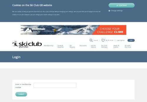 
                            1. log in/sign up - Ski Club of Great Britain