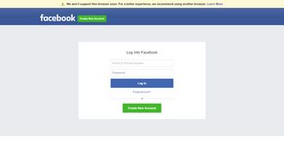 
                            2. Log into Facebook | Facebook - Log In or Sign Up