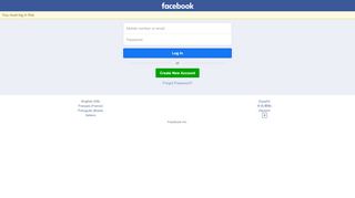 
                            9. Log into Facebook - Mobile Facebook