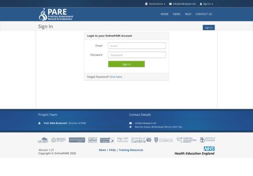 
                            11. Log Into My Account - OnlinePARE.net - Practice Assessment Record ...