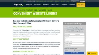 
                            5. Log into Websites Automatically with Secret Server's Web Password ...