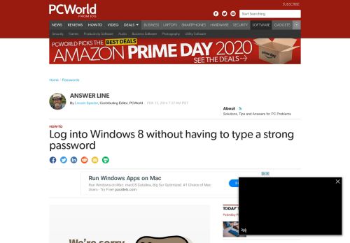 
                            11. Log into Windows 8 without having to type a strong password | PCWorld
