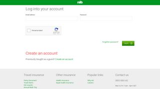 
                            6. Log into your account - Login Page