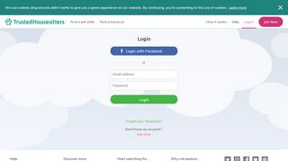 
                            13. Log into your account - Trusted House Sitters