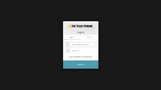 
                            3. Log into your commenting profile | The Texas Tribune