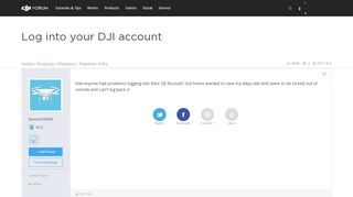 
                            8. Log into your DJI account | DJI FORUM