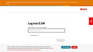 
                            5. Log into your E.ON account - E.ON