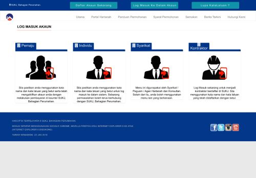 
                            1. Log Masuk Ke Dalam Akaun - eRumah Johor - Portal ...