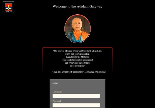 
                            1. Log On - Adidam