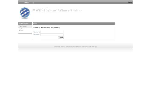 
                            2. Log On - atWork | Internet Software Solutions