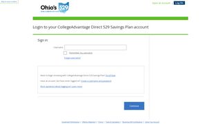 
                            8. Log On - CollegeAdvantage Direct 529 Savings Plan