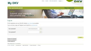 
                            4. Log on - My DKV