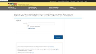
                            6. Log on - New York's 529 College Savings Program Direct Plan